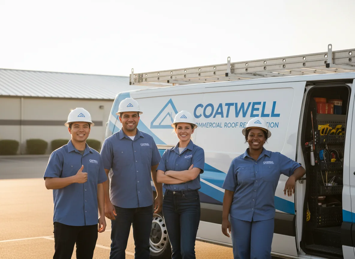 Commercial roof coating company in Coal City, IL